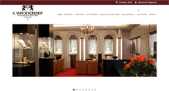 Desktop Screenshot of juweliervandekerkhof.nl